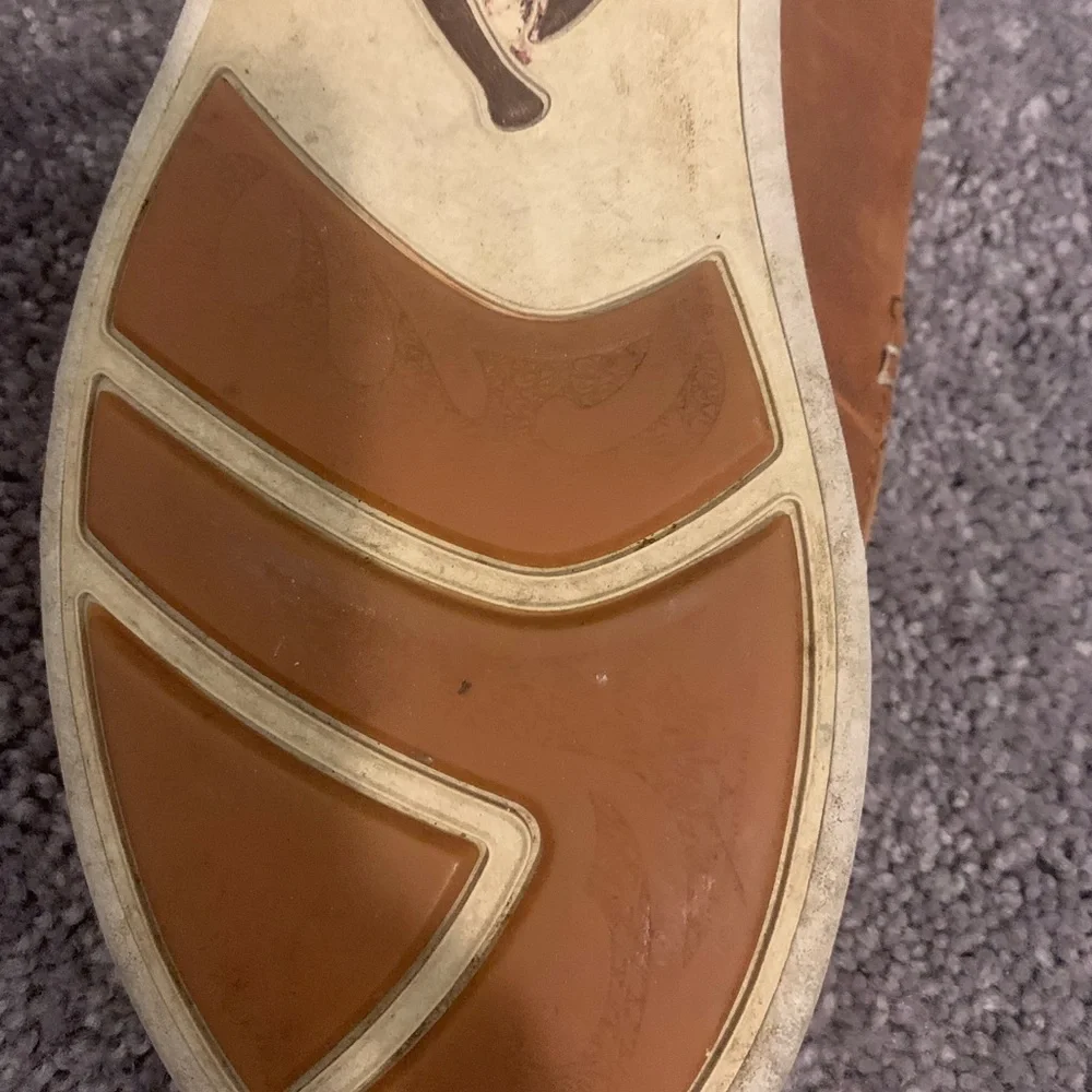 OluKai Nalukia Men's Brown Leather Slip-Ons comfort business casual slip on bea